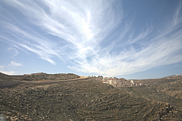 Givat Eytam on Tu biShvat 5769 - The Freeway back to Zayit