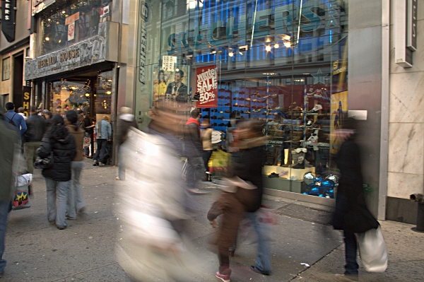 Another week in New York City - Skcechers on Black Friday